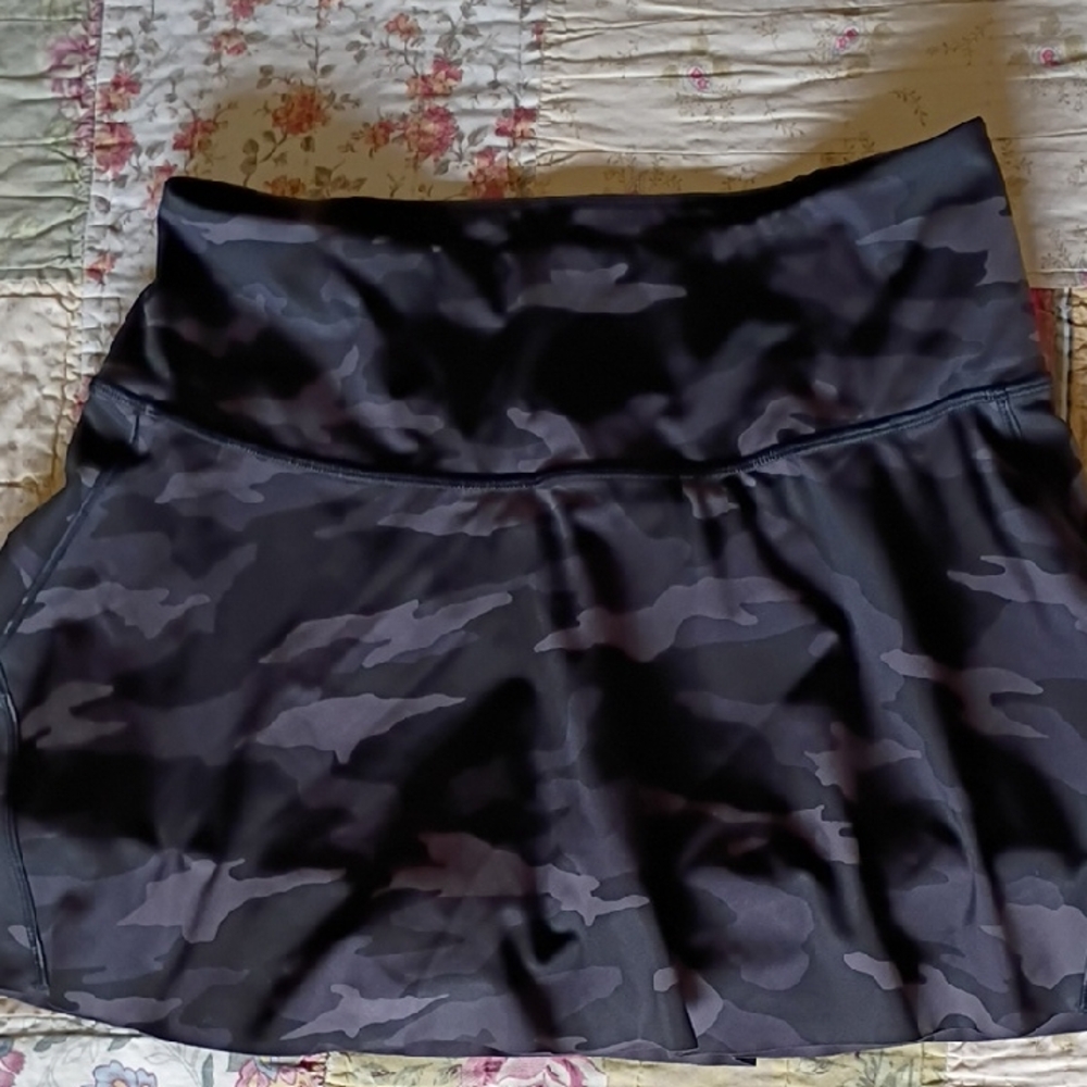 Camouflage Black Women's Skirt